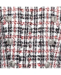 Pre-Owned Balmain Women's Tweed Button Embellished Jacket