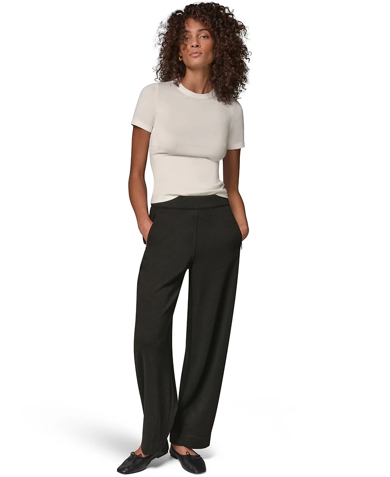 Donna Karan Weekend Women's Jet Setter High-Rise Wide-Leg Pants