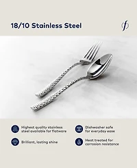 Fortessa Lucca Faceted 2pc Serving Set