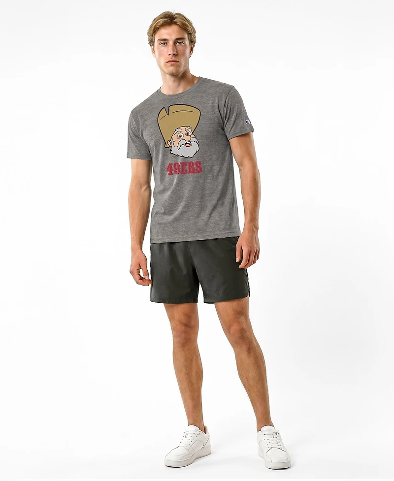 Champion Men's Gray San Francisco 49ers Disney X Tri-Blend T-Shirt
