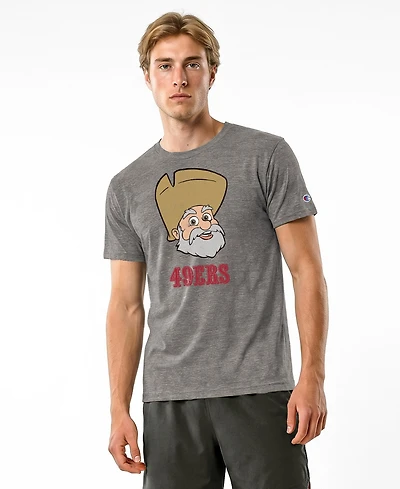 Champion Men's Gray San Francisco 49ers Disney X Tri-Blend T-Shirt