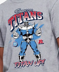 Champion Big Boys and Girls Heather Gray Tennessee Titans Disney X Champion T-Shirt