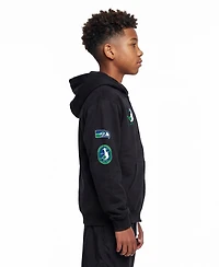 Champion Big Boys and Girls Black Seattle Seahawks Disney X Full-Zip Hoodie