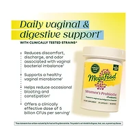 MegaFood Womens Probiotic and Prebiotic for Vaginal and Digestive Health 30 Capsules