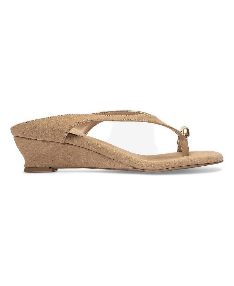 Prologue Shoes Women's Alizendra Block Heel Thong Sandal