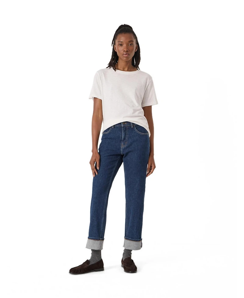 Hush Women's Agnes 2.0 High-Rise Straight-Leg Jeans