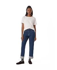 Hush Women's Agnes 2.0 High-Rise Straight-Leg Jeans