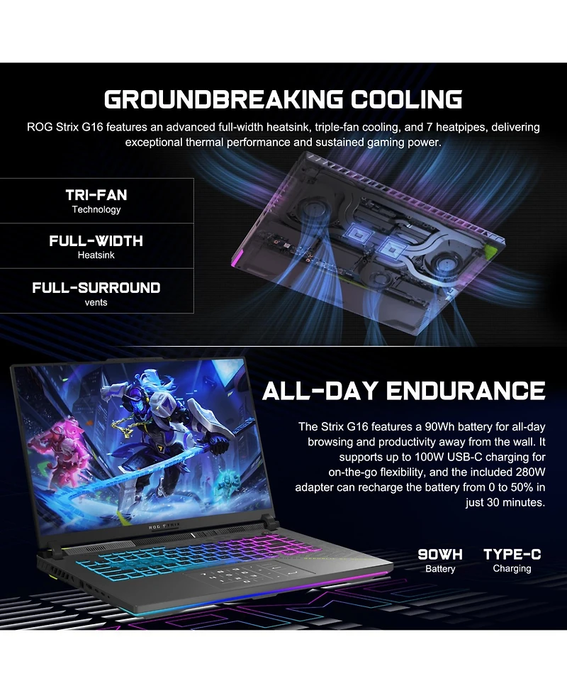 Asus Rog Strix G16 16" Laptop