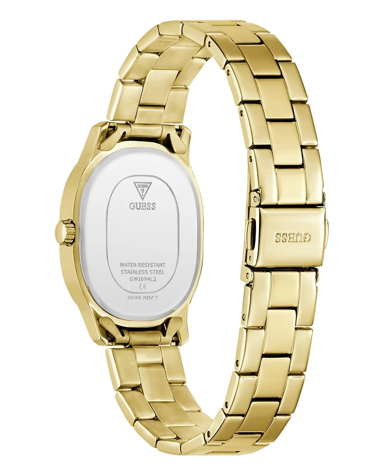 Guess Women's Quartz Gold-Tone Stainless Steel Watch 28mm