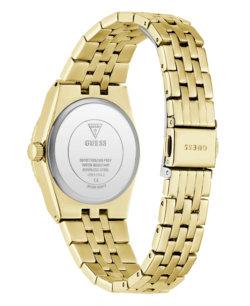 Guess Women's Quartz Gold-Tone Stainless Steel Watch 32mm