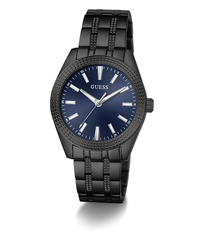 Guess Men's Quartz Black Stainless Steel Watch 40mm