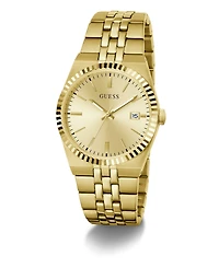 Guess Men's Quartz Gold-Tone Stainless Steel Watch 39mm
