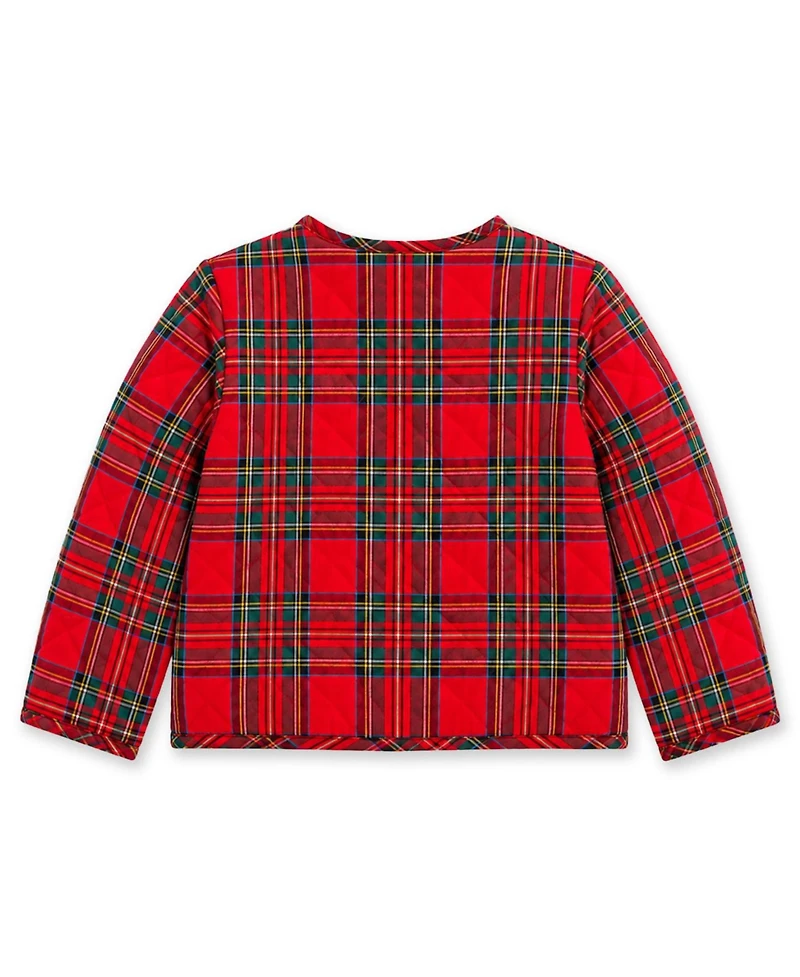 Florence Eiseman Girls (4-6X) Plaid Quilted Jacket