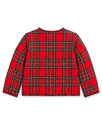 Florence Eiseman Girls (4-6X) Plaid Quilted Jacket