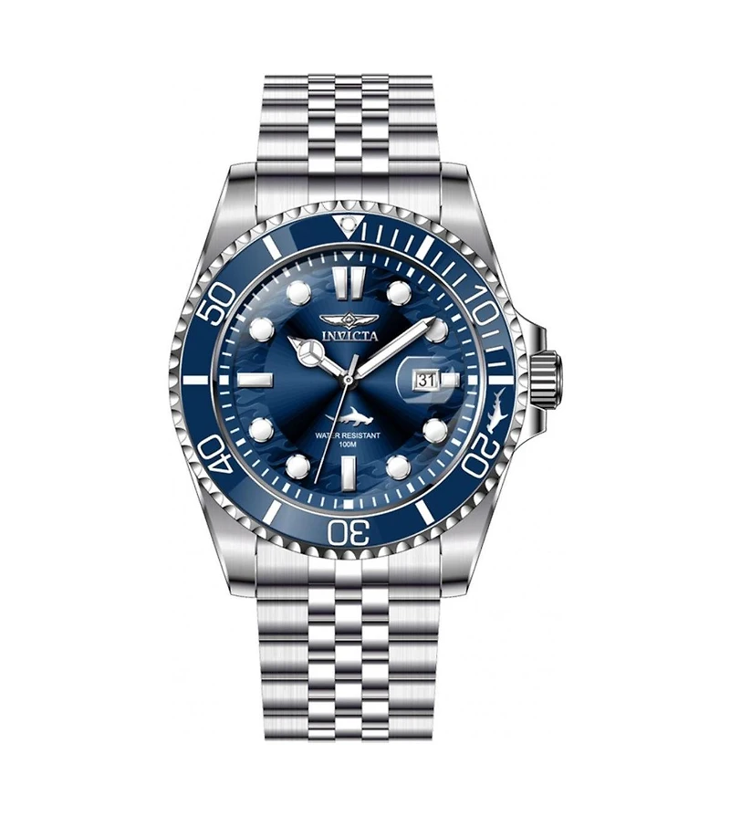 Invicta Pro Diver 30610 Men's 43mm Quartz Watch - Stainless Steel Bracelet
