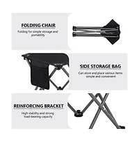 Aofar Camping Stool Folding Portable Outdoor Foot Stool