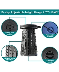 Aofar Collapsible Stool with Cushion Portable Seat Heavy Duty