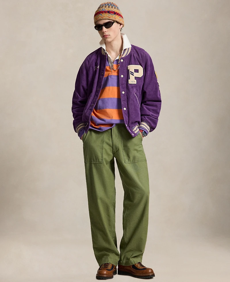 Polo Ralph Lauren Men's Corduroy Varsity Raglan-Sleeve Jacket