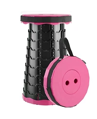 Aofar Collapsible Stool Portable Foldable Seat Retractable Carry Strap Outdoor Activities