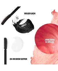 Benefit Cosmetics 3-Piece Beneville Blossoms Beauty Trio Blush, Mascara & Brow Gel Makeup Gift Set
