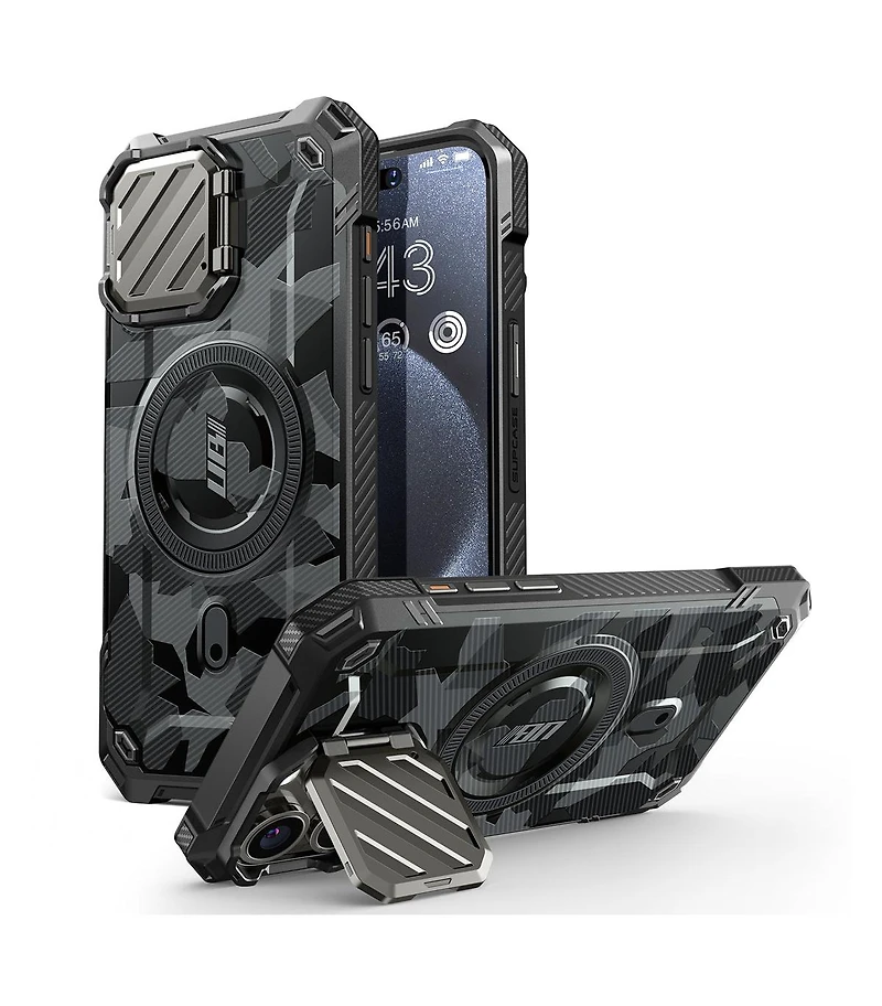 Supcase Unicorn Beetle Mag Xt MagSafe-Compatible Heavy-Duty Phone Case with Built-In Kickstand for iPhone 15 Pro Max