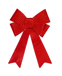 Northlight Led Lighted Sequin 17.5" Bow Christmas Decoration