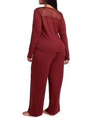 Adore Me Plus Zahra Pajama Lounge Set