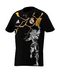 Adidas Boys' and Girls' Real Madrid Avengers Comic-Inspired Graphic T-Shirt