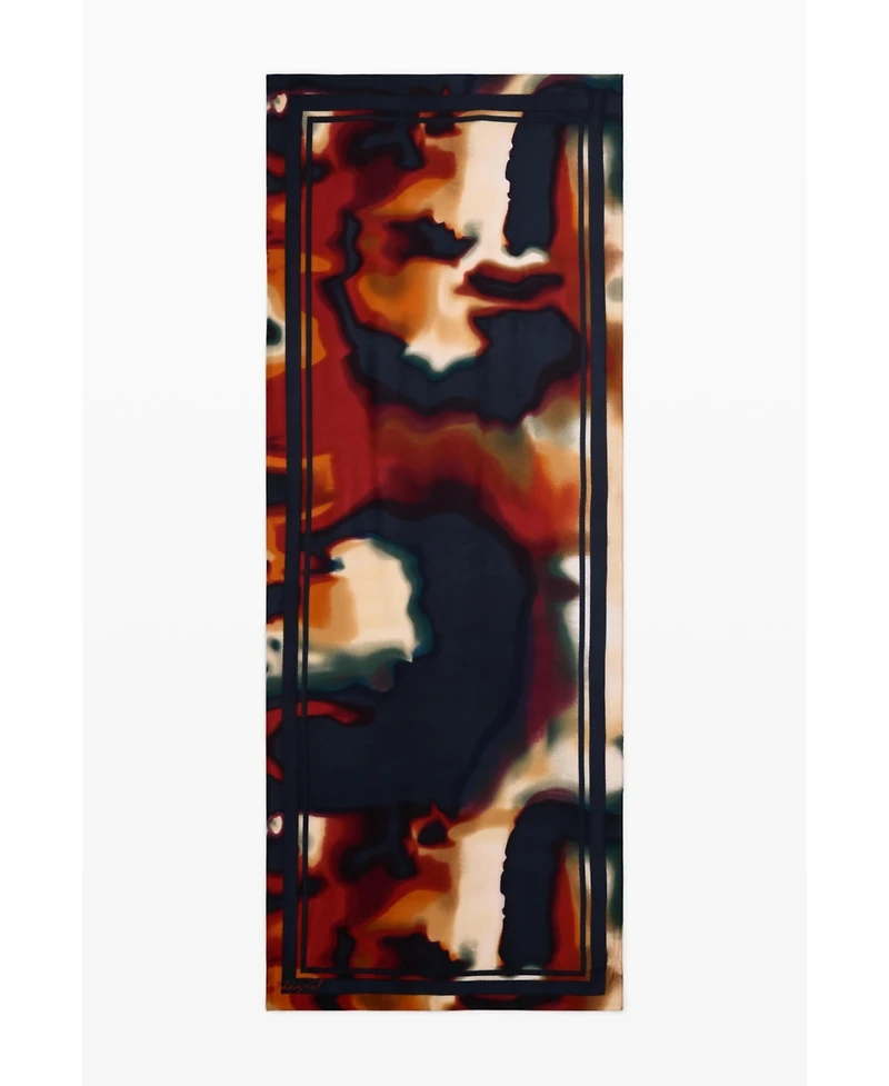 Desigual Women's Rectangular Floral Foulard