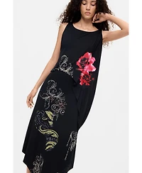 Desigual Women's Asymmetric Midi Dress