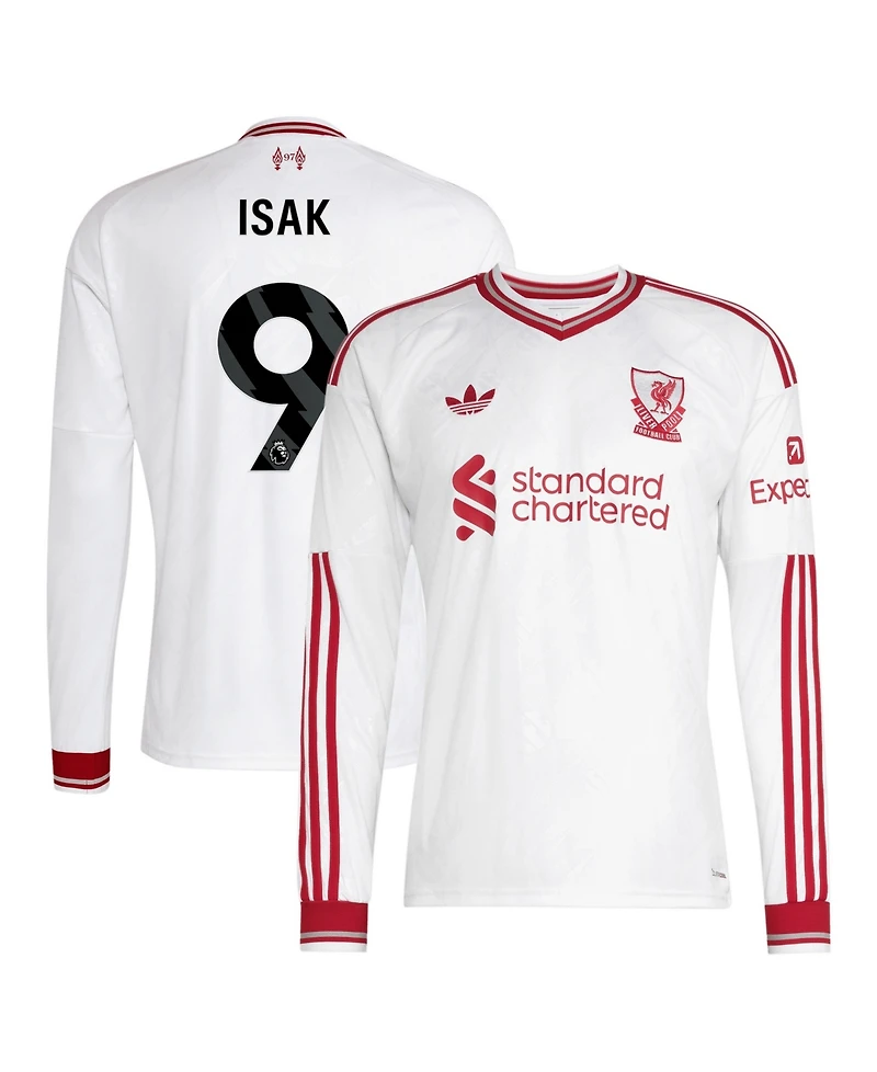 Adidas Men's Liverpool Alexander Isak 2026/27 Away Long-Sleeve Jersey