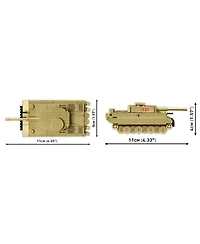 Cobi Wwii Historical Collection Tiger I 144-Piece Tank Building Set, Ages 6+