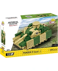 Cobi Historical Collection Wwii Panzer Iv Ausf. J Rotating-Turret 128-Piece Building Set, Ages 6+