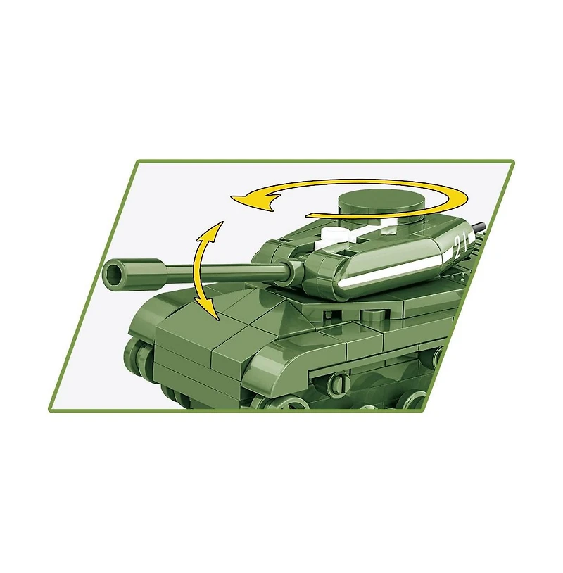 Cobi Wwii Historical Collection Is-2 Tank 130-Piece Building Set, Ages 6+