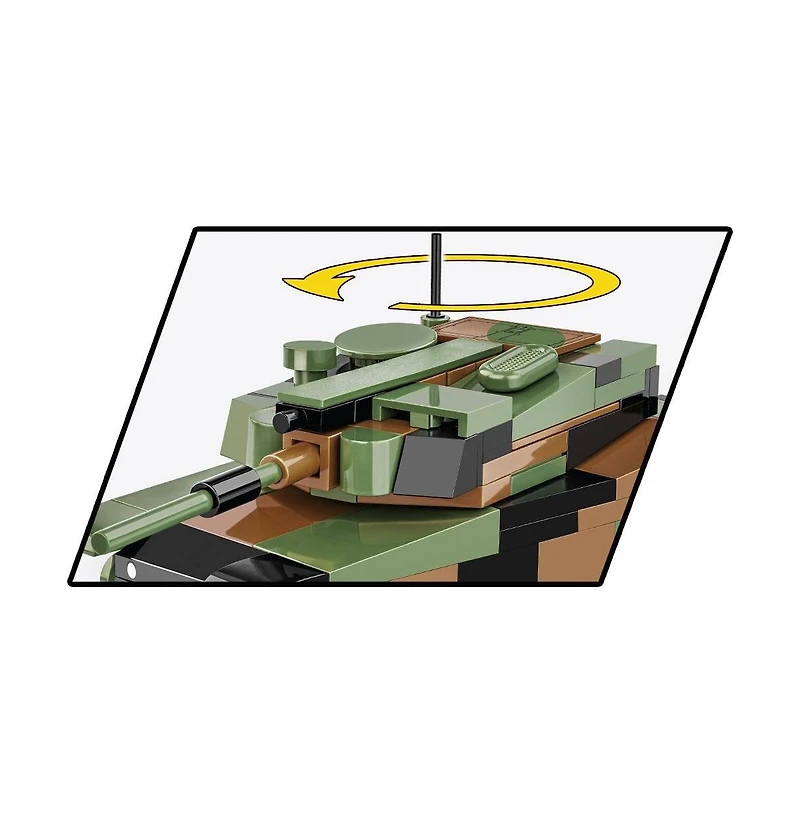 Cobi Armed Forces K2 Black Panther Tank Rotating Turret 160-Piece Building Set, Ages 6+
