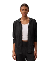 Calvin Klein Performance Women's Melange Lightweight Hooded Jacket