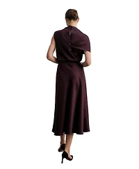 The Fold Women's Draped Midi Skirt