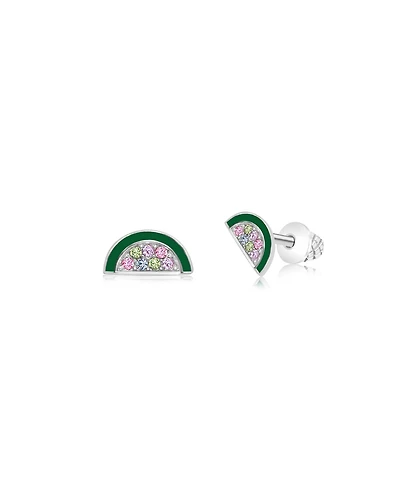 Chanteur Kids Rainbow Hypoallergenic Earrings with Surgical Titanium Screwbacks