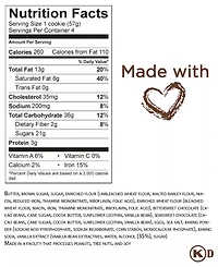 Salt of the Earth Bakery Fresh Baked Chocolate Chip Cookies Gourmet Boxes, 16-Piece