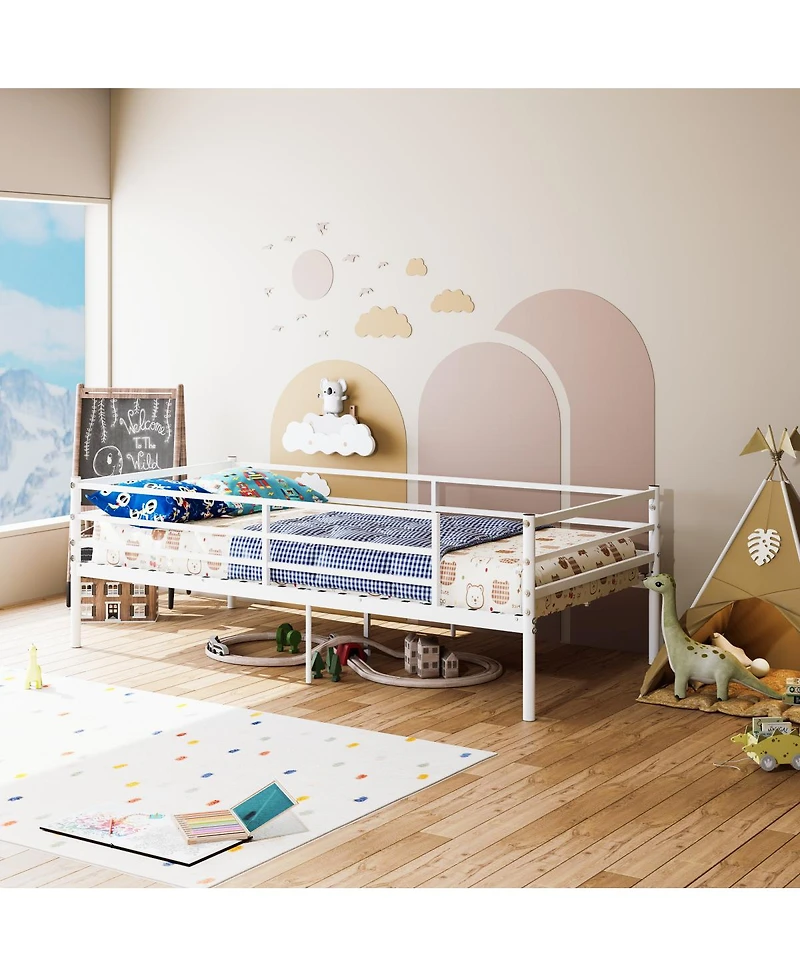 Streamdale Furniture Sturdy Metal Bed Frame for Kids