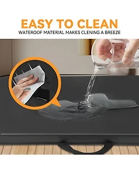 Piscifun 1.5 Inch Thick Foldable Eva Foam Mat With Carrying Handles For Camping Gardening Home Gym
