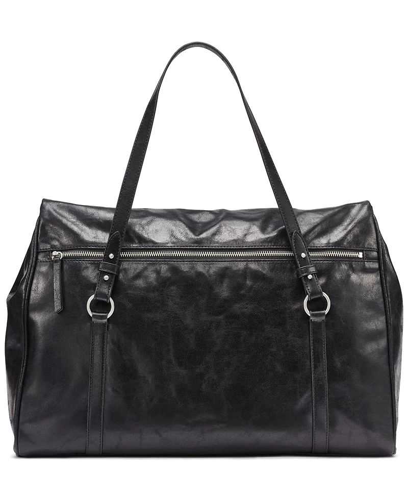 Dkny Skye Large Faux Leather Snap Closure Satchel