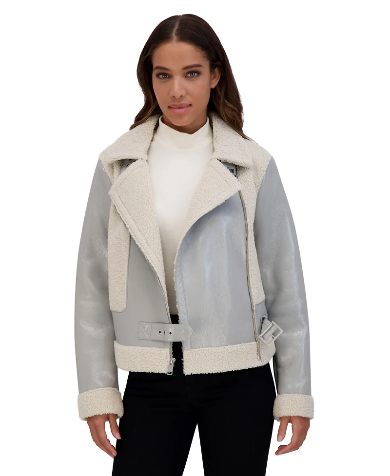 Andrew Marc Women's Udall Faux Shearling Jacket