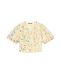 Mint Velvet Women's Floral Puff Sleeve Blouse