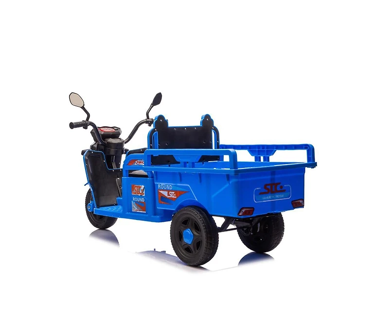 Yobtop Kids Ride-On Electric Cargo Truck with Led Lights, 110 lbs. Capacity, Ages 3–6