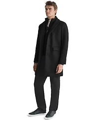 Karl Lagerfeld Paris Men's Bib Overcoat