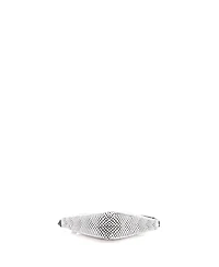 Pre-Owned Prada Mini Triangle Top Handle Pouch Bag Crystal Embellished Satin