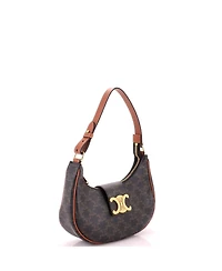 Pre-Owned Celine Ava Triomphe Bag Triomphe Coated Canvas