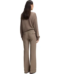 Hugo Boss Women's Talia5 High-Rise Stretch Flared Pants