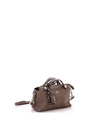 Pre-Owned Fendi Mini By The Way Satchel Leather with Zucca Embossed Detail
